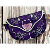 Topzip Flap Bag - Wine Time! 4.63 X 6.99