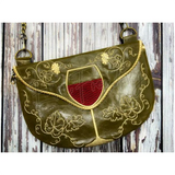 Topzip Flap Bag - Wine Time! 7.27 X 10.17