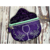 Topzip Flap Bag - Wine Time!