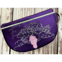 Topzip Flap Bag - Wine Time!