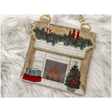 Topzip Flap Bag - Winter Fireplace