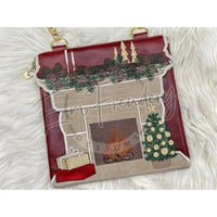 Topzip Flap Bag - Winter Fireplace