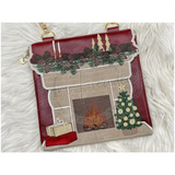 Topzip Flap Bag - Winter Fireplace