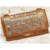 Topzip Flap Bag - Wtf License Plate