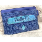 Topzip Flap Bag - Wtf License Plate