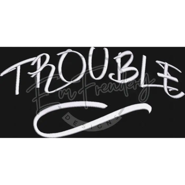 Trouble - Large Hoop