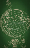 Vintage Globe Outline 11.61 X 7.31 (294.9mm X 185.6mm)