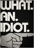 What An Idiot 13.17 X 9.27 (334.5mm X 235.5mm)