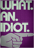 What An Idiot 8.69 X 6.12 (220.7mm X 155.5mm)