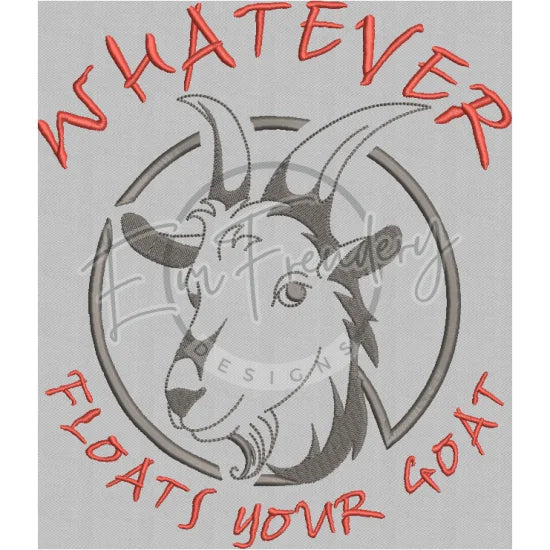 Whatever Floats Your Goat 9.06 X 7.85