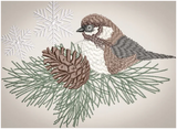 Winter Bird 5.06 X 6.93 (128.5Mm 176Mm)