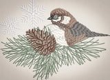 Winter Bird 5.06 X 6.93 (128.5Mm 176Mm)