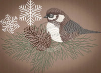 Winter Bird 7.68 X 10.55 (195.1Mm 268Mm)