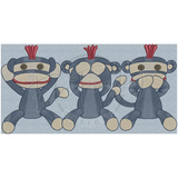 Wise Sock-Monkeys 5.92 X 11.62