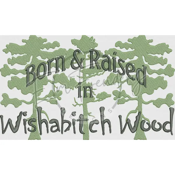 Wishabitch Wood 6.96 X 11.61