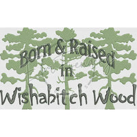 Wishabitch Wood 6.96 X 11.61