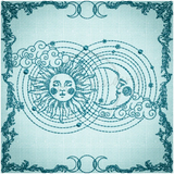 Witchy Quilt Square 10 5 X 5 (127mm X 127mm)