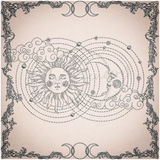 Witchy Quilt Square 10 6 X 6 (152.4mm X 152.4mm)