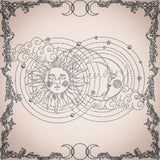 Witchy Quilt Square 10 6 X 6 (152.4mm X 152.4mm)