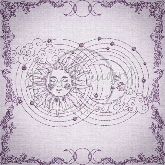Witchy Quilt Square 10 10 X 10 (254mm X 254mm)
