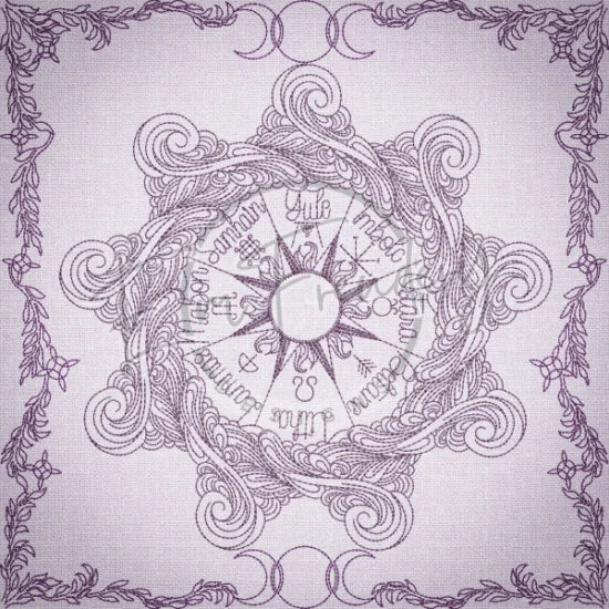 Witchy Quilt Square 11 10 X 10 (254mm X 254mm)