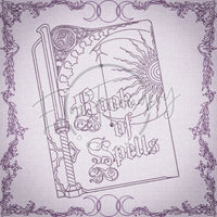 Witchy Quilt Square 12 10 X 10 (254mm X 254mm)