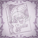 Witchy Quilt Square 12 10 X 10 (254mm X 254mm)