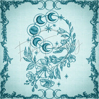 Witchy Quilt Square 2 5 X 5 (127mm X 127mm)