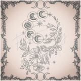 Witchy Quilt Square 2 6 X 6 (152.4mm X 152.4mm)