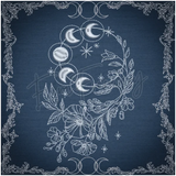 Witchy Quilt Square 2 7.80 X 7.80 (198.1mm X 198.1mm)