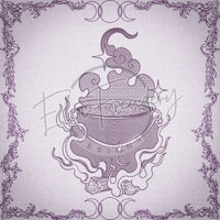 Witchy Quilt Square 3 10 X 10 (254mm X 254mm)