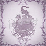 Witchy Quilt Square 3 10 X 10 (254mm X 254mm)