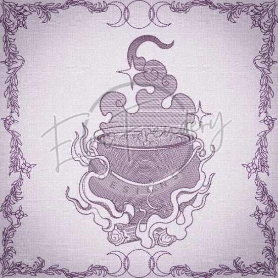 Witchy Quilt Square 3 10 X 10 (254mm X 254mm)