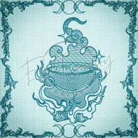 Witchy Quilt Square 3 5 X 5 (127mm X 127mm)