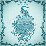Witchy Quilt Square 3 5 X 5 (127mm X 127mm)