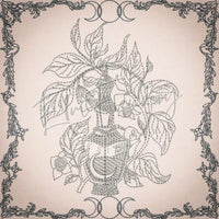 Witchy Quilt Square 5 6 X 6 (152.4mm X 152.4mm)