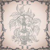 Witchy Quilt Square 5 6 X 6 (152.4mm X 152.4mm)