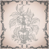 Witchy Quilt Square 5 6 X 6 (152.4mm X 152.4mm)