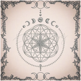 Witchy Quilt Square 8 6 X 6 (152.4mm X 152.4mm)