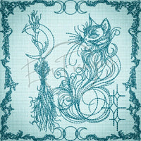 Witchy Quilt Square 9 5 X 5 (127mm X 127mm)
