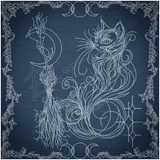 Witchy Quilt Square 9 7.80 X 7.80 (198.1mm X 198.1mm)