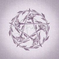 Witchy Quilt Square - Pentacle