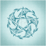 Witchy Quilt Square - Pentacle