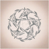 Witchy Quilt Square - Pentacle