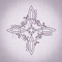 Witchy Quilt Square - Witch Knot