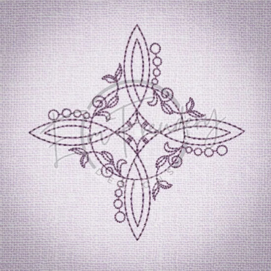 Witchy Quilt Square - Witch Knot