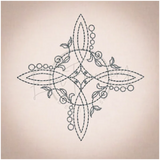 Witchy Quilt Square - Witch Knot