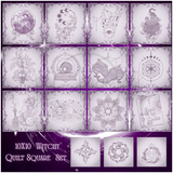 Witchy Quilt Squares - Full Set 10X10