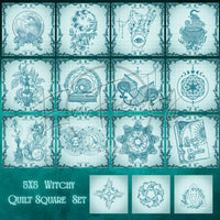 Witchy Quilt Squares - Full Set 5X5