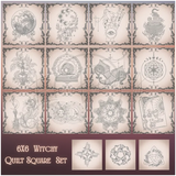 Witchy Quilt Squares - Full Set 6X6